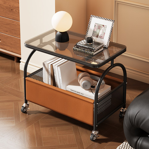 边几可移动零食小推车沙发置物架