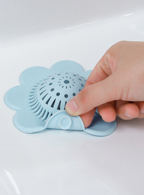 日式脸盆过滤卫生间洗手盆下水道防堵网弹跳芯翻盖子通用圆形网罩