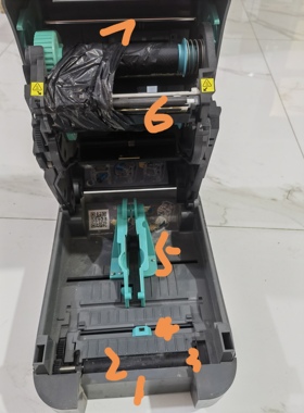 斑马GT-800  810  820  830胶辊传感器卡扣打印头配件