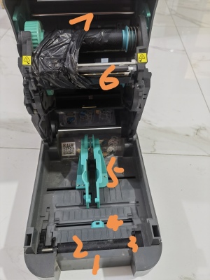 斑马GT-800  810  820  830胶辊传感器卡扣打印头配件