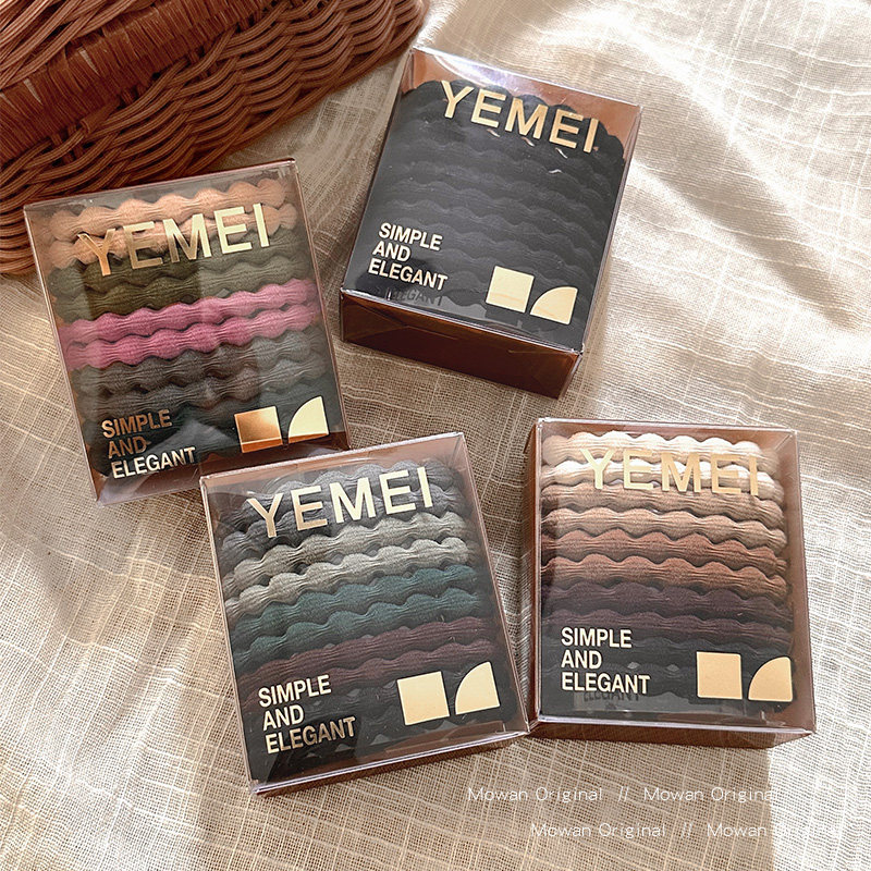 简约彩色盒装头绳2025新款高端橡皮筋高弹力耐用发绳头饰头花发饰,饰品/流行首饰/时尚饰品新,发饰,淘宝优惠券,粉丝福利购,淘宝优惠卷