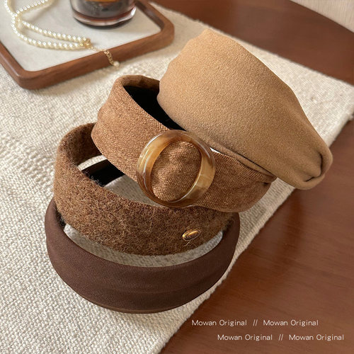 秋冬美拉德高颅顶发箍