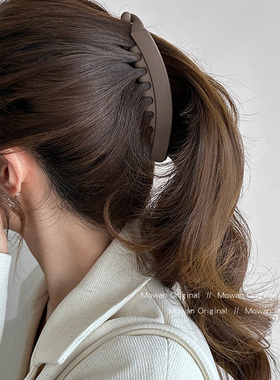 大号发量多香蕉夹发夹女后脑勺2025新款高马尾神器固定抓夹子竖夹