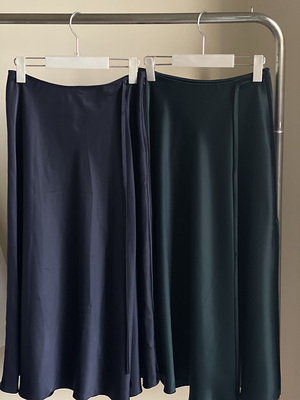 TH长款伞裙通勤A子版半身裙