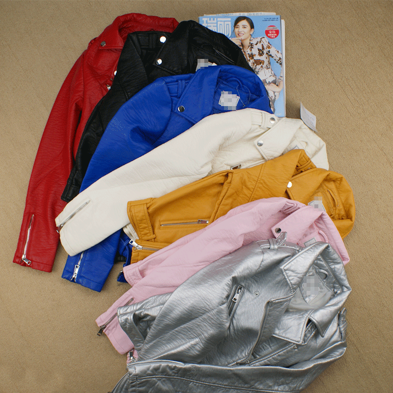 Foreign trade The original single- Thickened paragraph Litchi locomotive PU leather clothing coat Self cultivation Versatile Jacketin the Women's clothing/Boutique , Leather clothing  category - from Buy2taobao.com to provide professional Taobao agent buy service