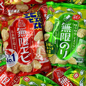 现货新品 日本龟田制菓无限海苔味道虾味米果18枚休闲追剧零食73g