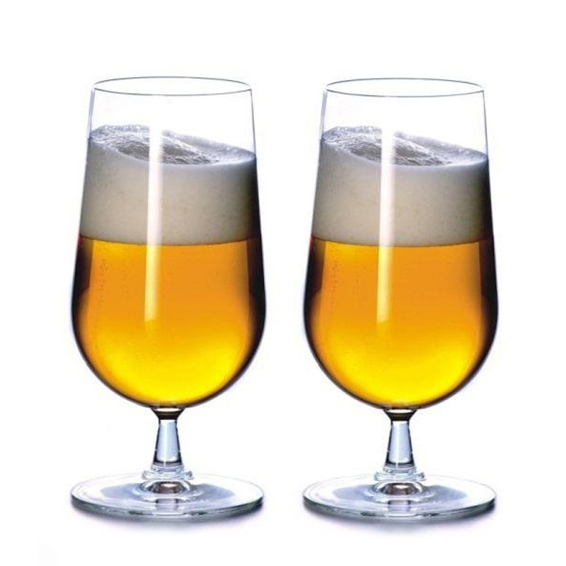 丹麦rosendahl无铅玻璃啤酒对杯