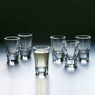 丹麦rosendahl北欧无铅玻璃白酒杯简约烈酒杯小酒杯6件套40ml进口