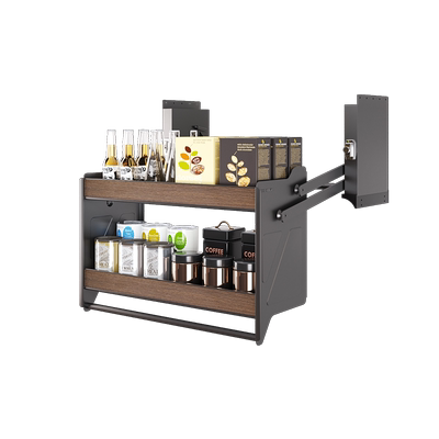 酷太厨房吊柜升降拉篮收纳