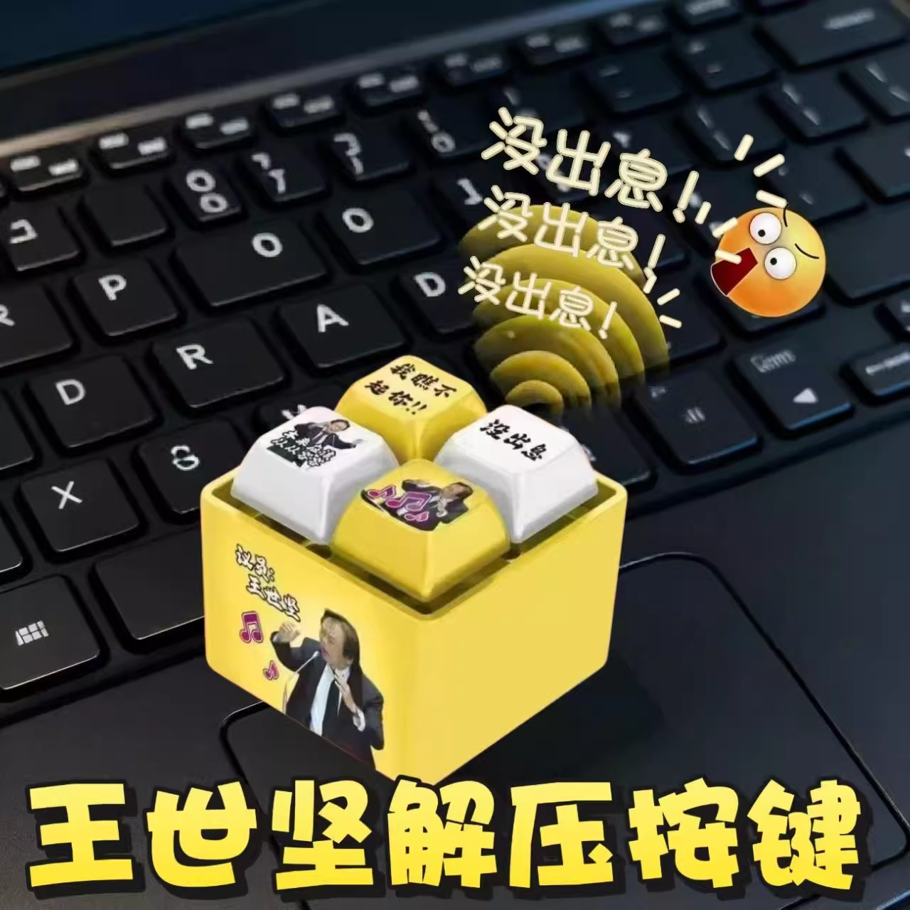 抖音网红王世坚语音按键解压玩具创意卡通电脑挂件包包装饰小玩具,玩具/童车/益智/积木/模型,创意/整蛊玩具,淘宝优惠券,粉丝福利购,淘宝优惠卷