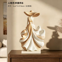 赫本印象·晚风人物艺术摆件高级感小众客厅玄关电视柜家居装饰品 thumbnail 2