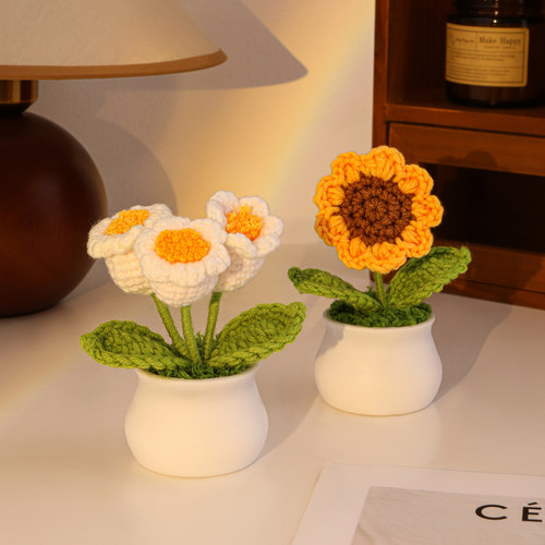 生日礼物女生向日葵花束摆件桌面