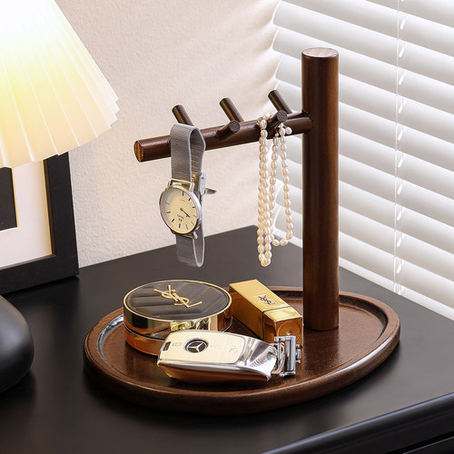 放钥匙扣的摆件门口客厅轻奢高档