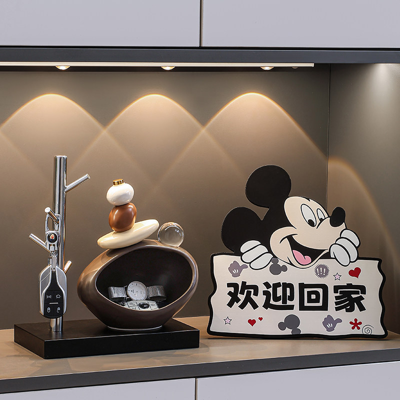 时来运转钥匙收纳玄关摆件入户欢迎回家进门口客厅鞋柜家居装饰品,家居饰品,装饰摆件,淘宝优惠券,粉丝福利购,淘宝优惠卷