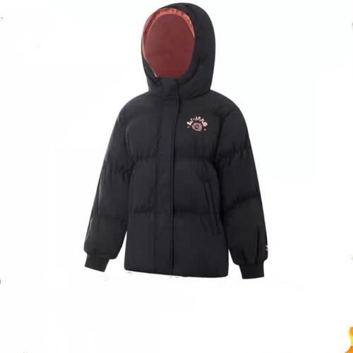 李宁童装女童连帽羽绒服