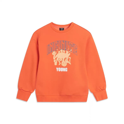 李宁冬款男童针织加绒卫衣