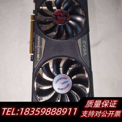 EVGA GTX980Ti显卡，双风扇散热设计，错议价