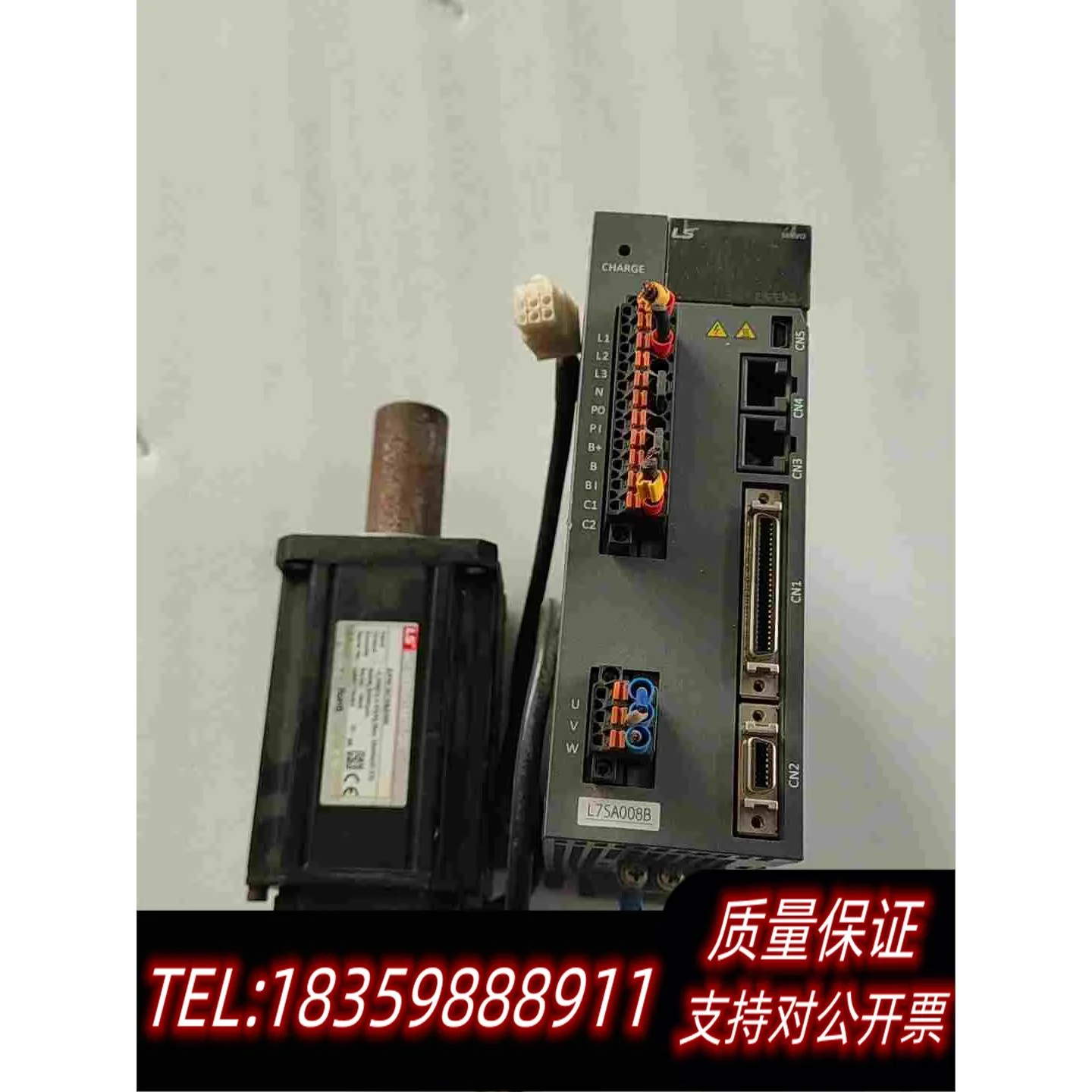 全新库存LS伺服电机型号：APM-SC08ANK：800W需询价