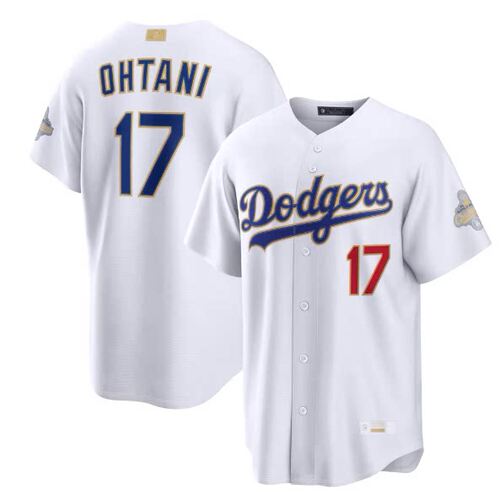 Dodgers 2026 道奇队 17# Ohtani 大谷翔平城市版刺绣球衣棒球服