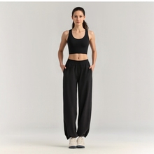 ParfoisTennis25秋冬新款女士阔腿宽松保暖网球运动针织长裤