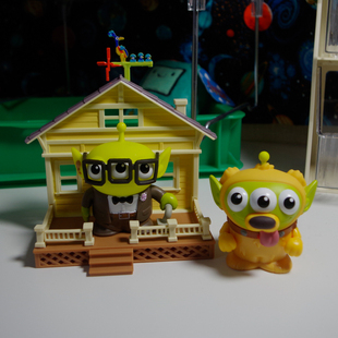 玩具总动员TOYSTORY三眼仔公仔摆件场景飞屋环游记 卡尔变装 盒装