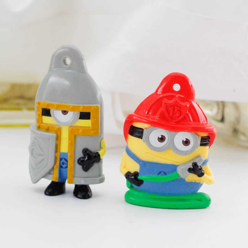 小黄人公仔摆件人偶模型卑鄙的我神偷奶爸骑士日单消防员散货玩具