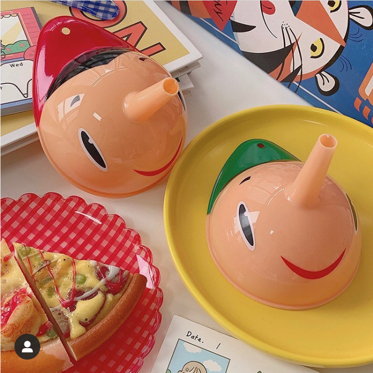 匹诺曹漏斗北欧家用厨房卡通分装器长鼻子油斗 摆件 ins风格 创意