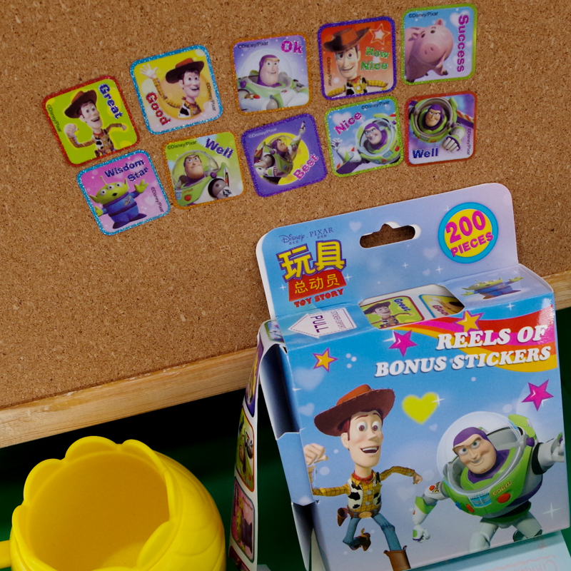 玩具总动员盒装卷卷贴贴纸