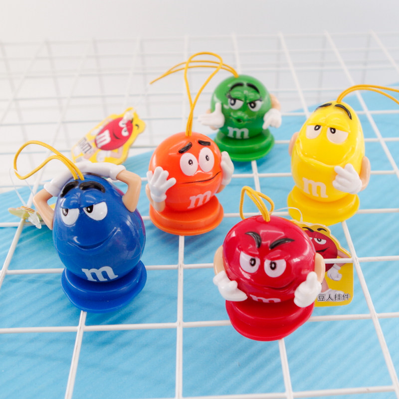 mm豆公仔摆件人偶模型散货玩具快到碗里来卡通动漫周边挂件巧克力
