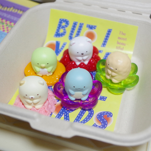 角落生物食玩扭蛋摆件玩具散货中古公仔可爱玩偶卡通日单小号墙角
