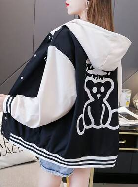 高中学生棒球服少女外套夹克薄款