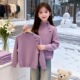 儿童洋气上衣 大童初中生女孩加厚针织衫 女童冬季 毛衣内搭2026新款