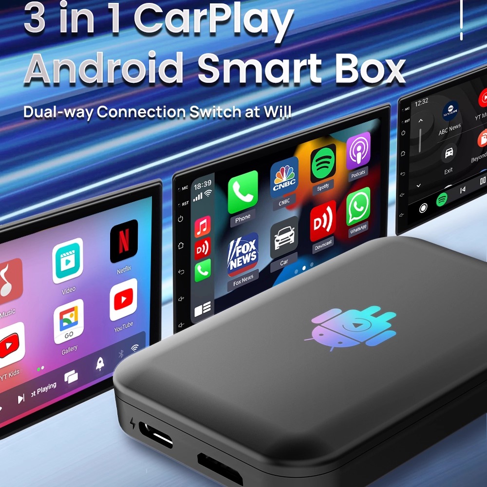 车载carplay有线转安卓系统盒子