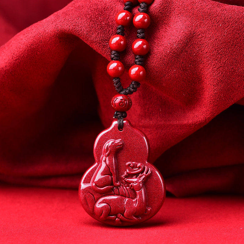 贵犬乘舟吉贵宏吊坠属兔2026年本命年帝王朱砂男女生肖兔佩戴物,珠宝/钻石/翡翠,颈饰,淘宝优惠券,粉丝福利购,淘宝优惠卷