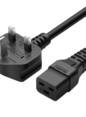 UPS服务器英标联腾英规C19电源线