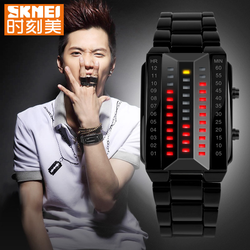 Moment America skmei man personality originality LED Students watch Trend Fashion electronic watch waterproof decoratein the Wristwatch , Watch  category - from Buy2taobao.com to provide professional Taobao agent buy service