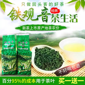 茶叶铁观音农产品 件共500克 新茶铁观音清香型茶叶 买1件送1
