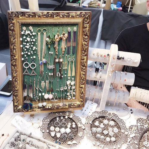 耳环首饰架饰品收纳板耳饰展示架