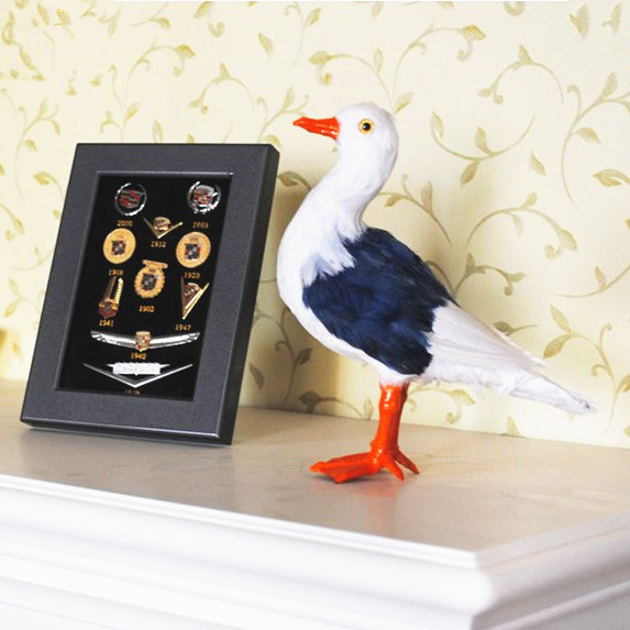 动物模型 仿真鸟塑料羽毛海鸥园林场景装饰摆件 摄影道具玩具