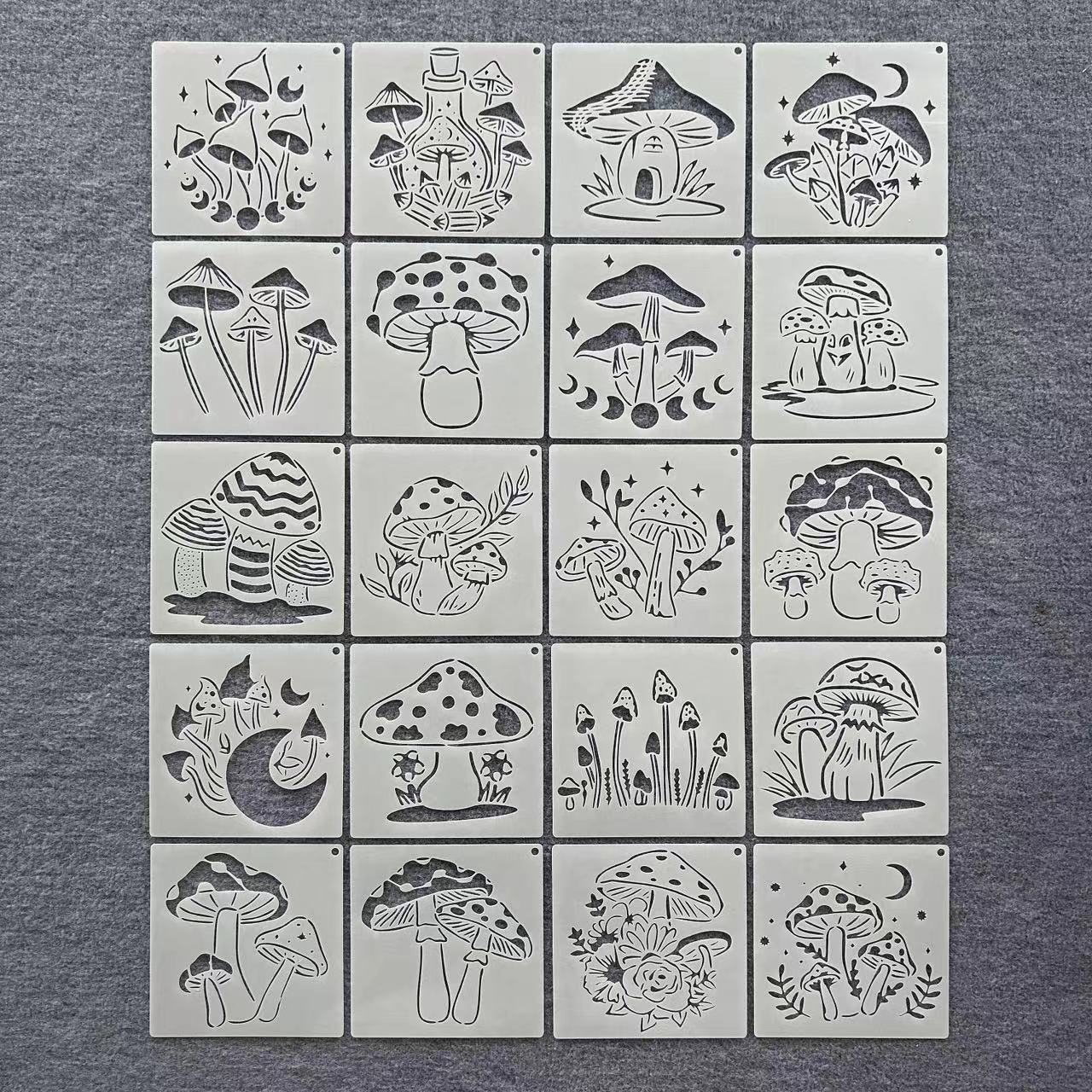 蘑菇主题模板儿童绘画手抄报