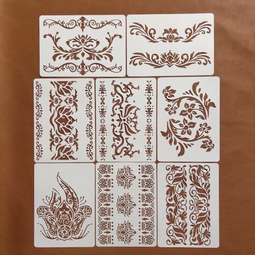 复古欧式镂空绘画模板DIY墙绘