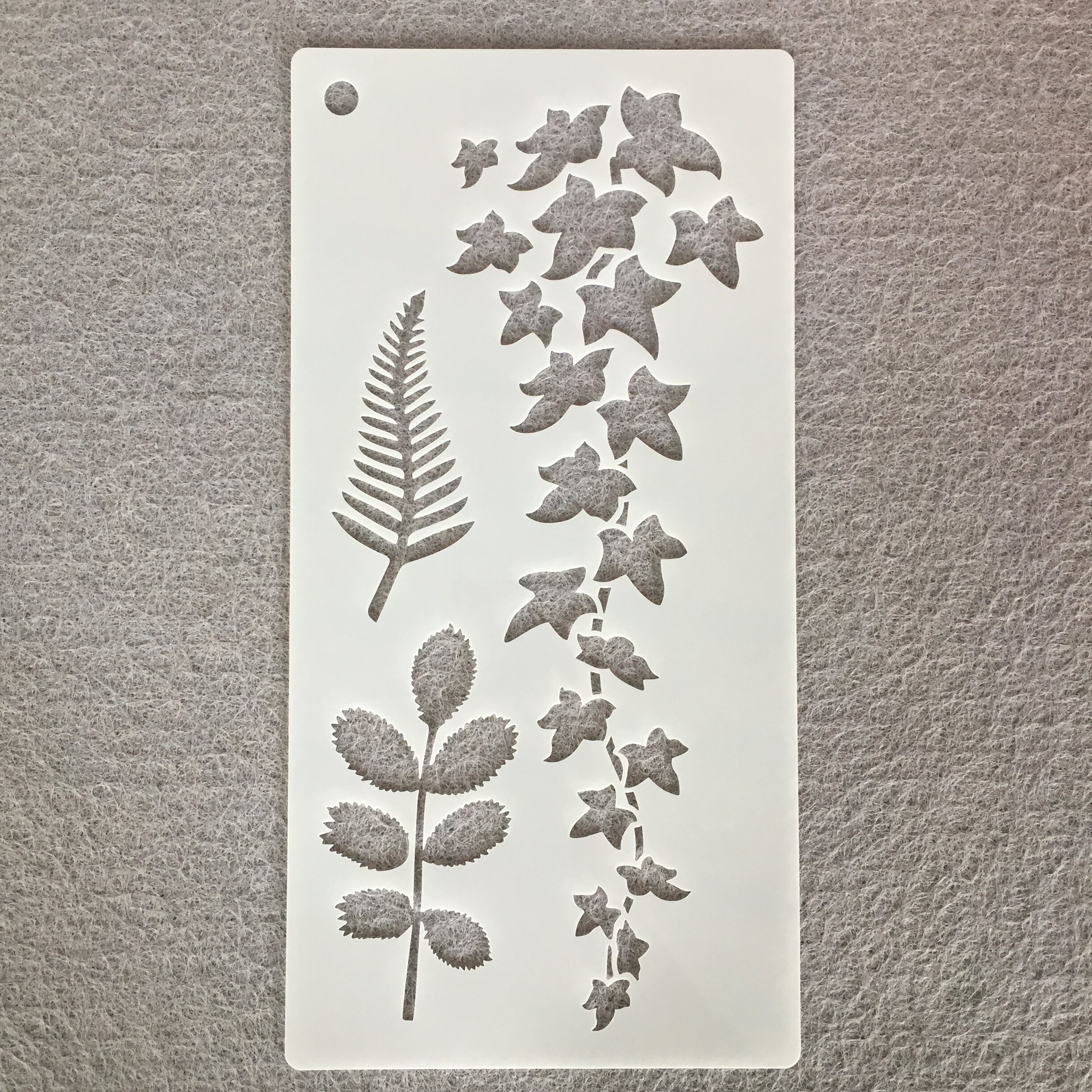 아마존 열대 식물 잎 그림 템플릿 어린이 DIY 앨범 벽화 장식 잎 중공 드로잉 보드