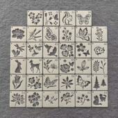 蝴蝶花朵图形创意绘画激光镂空模板儿童辅助装 饰喷绘手抄报绘画模