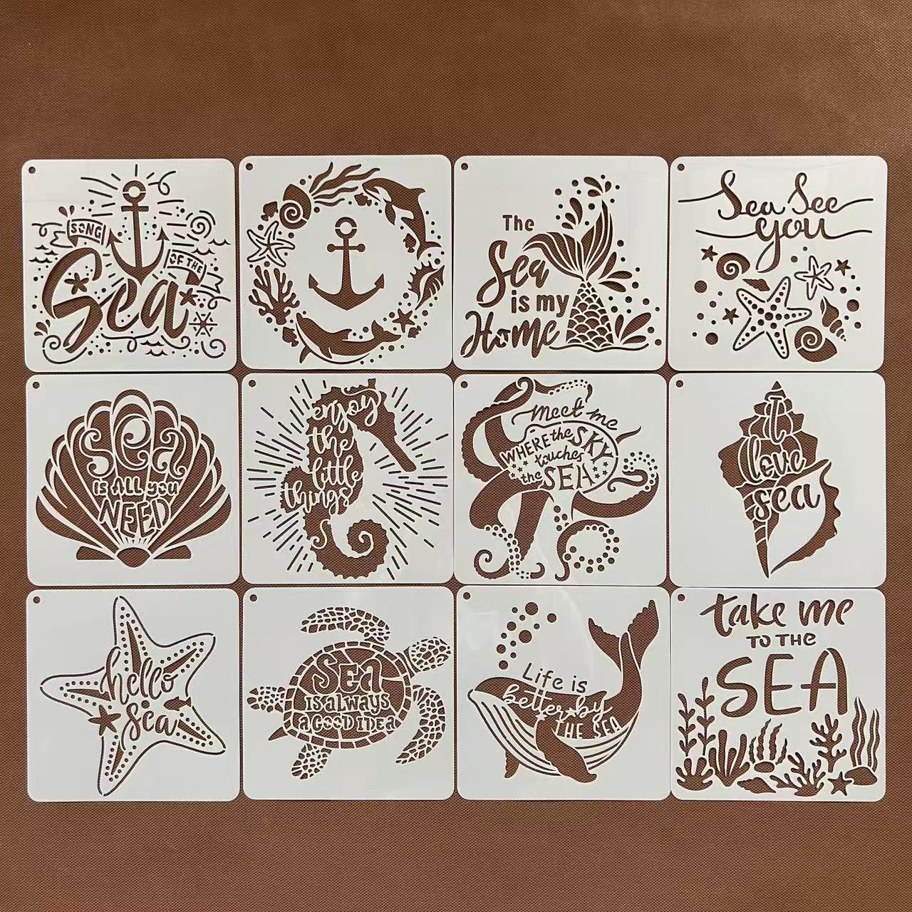 涂鸦辅助手抄报绘画塑料模板尺