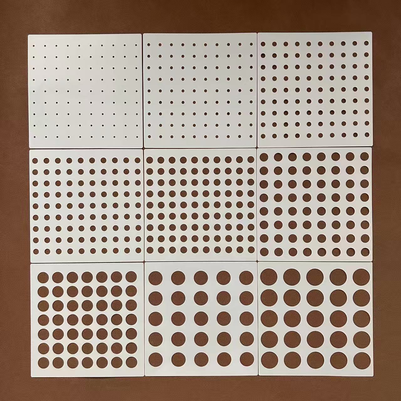 圆形点阵辅助装饰喷绘绘画模板尺