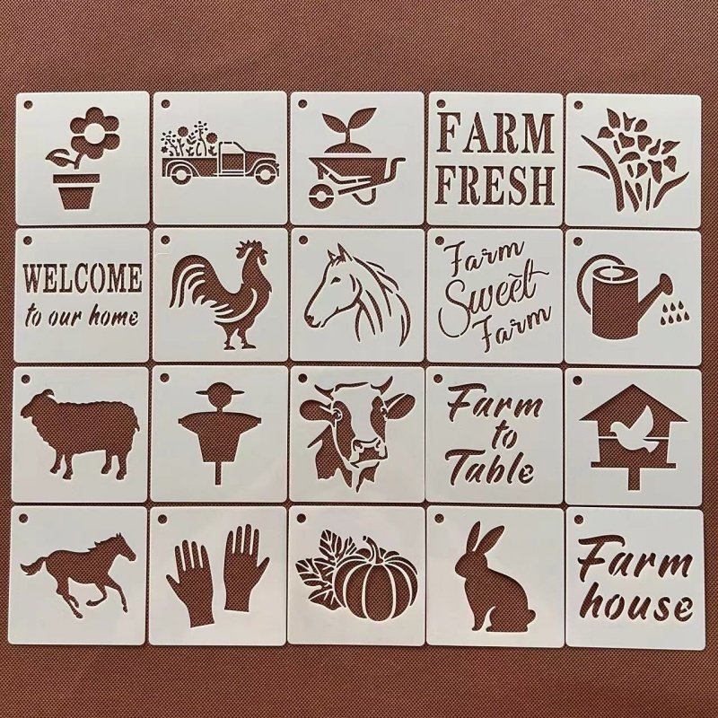 农场生活儿童卡通绘画农具蛋糕饼干喷漆涂鸦辅助镂空画板模板尺,文具电教/文化用品/商务用品,各类尺/三角板/量角器,淘宝优惠券,粉丝福利购,淘宝优惠卷