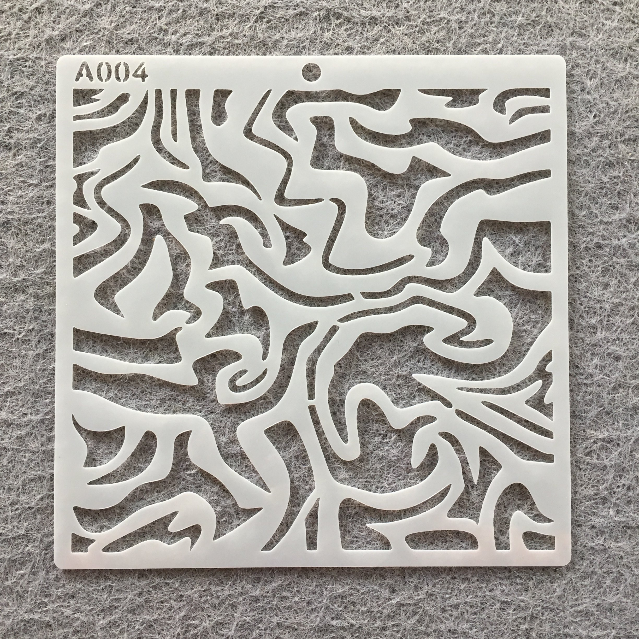 국경 간 아마존 벽 예술 패턴 그림 크리 에이 티브 잉크젯 드로잉 생산 보조 손 계정 중공 템플릿