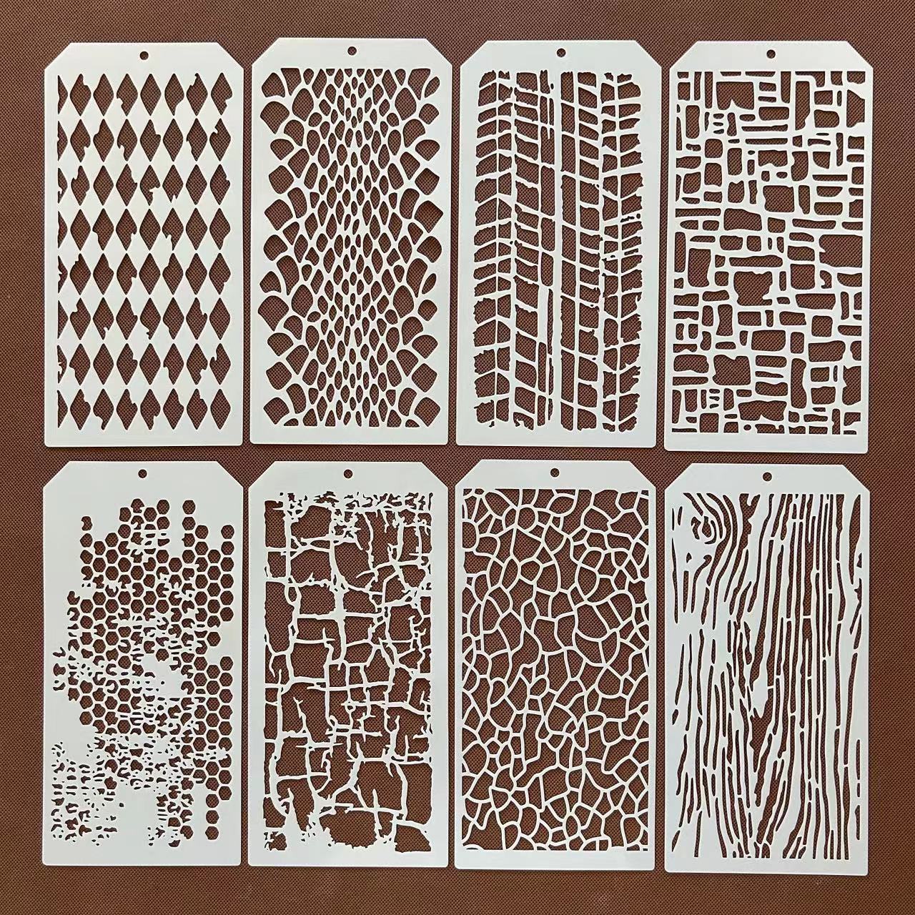 塑料喷漆创意绘画模板
