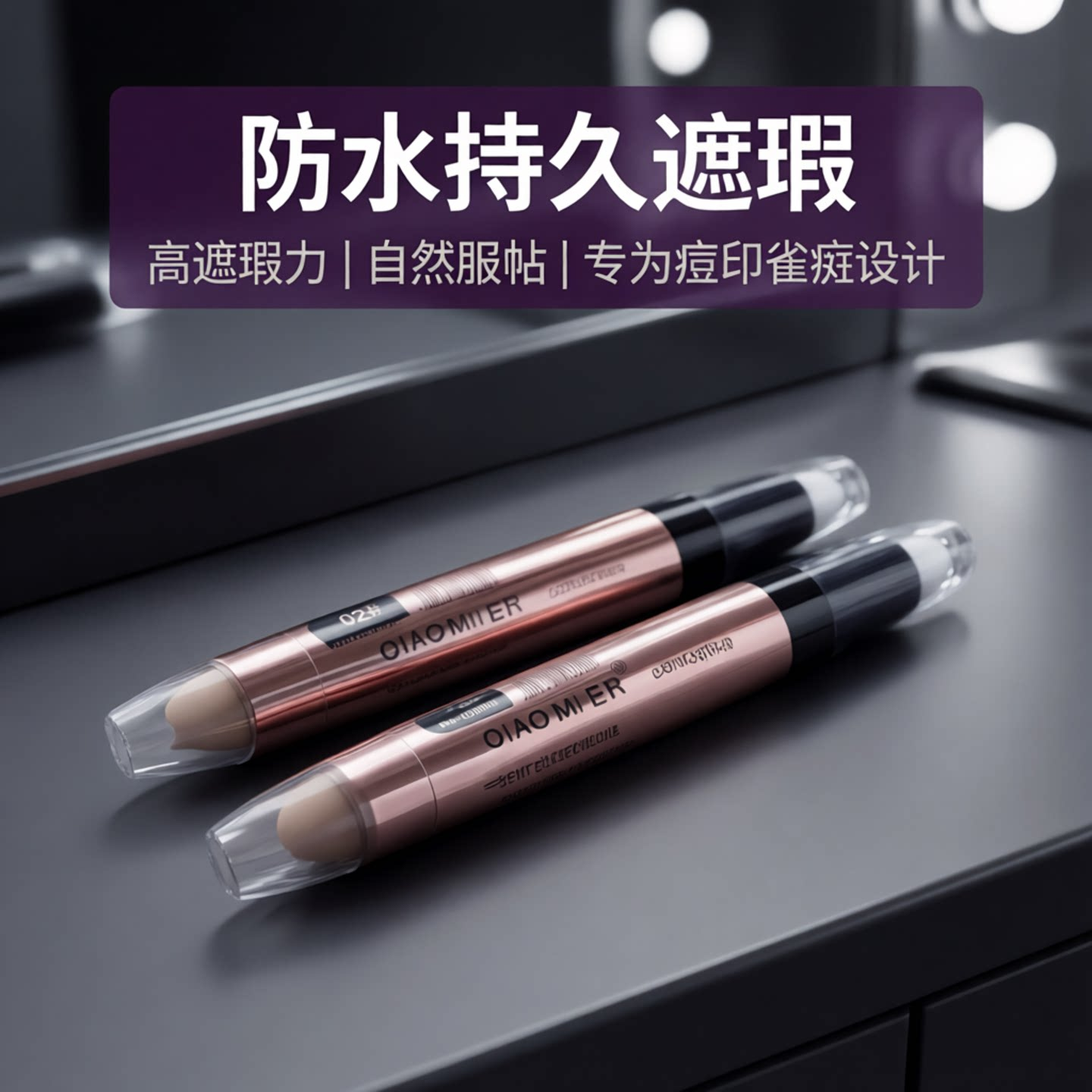 遮瑕笔棒膏液遮盖脸部雀斑点痘印疤痕皱纹眼袋修容滋润新手化妆