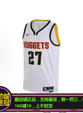 NIKE耐克贾马尔穆雷27号掘金队联盟限定SW球衣背心DN2075-101